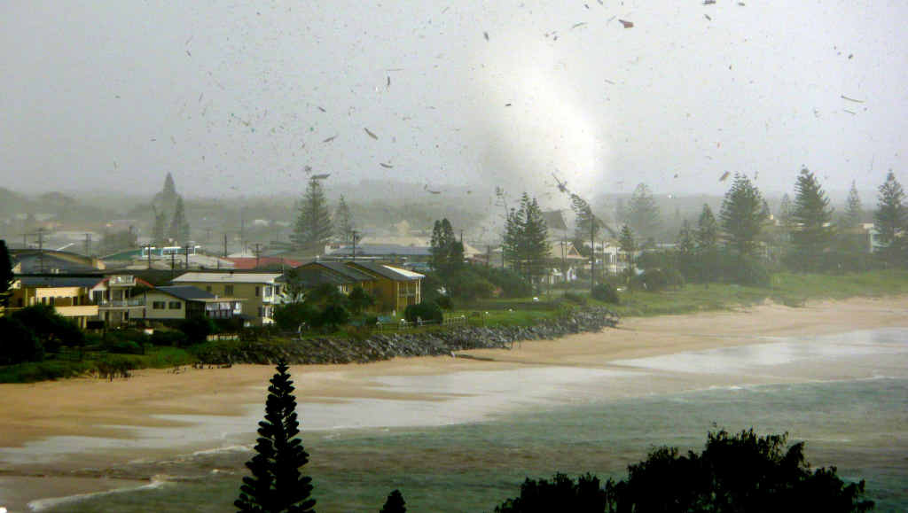 RARE SIGHTS: Tornados are fairly uncommon in Australia, according to the BoM. John Green captured this image of one wreaking havoc on Lennox Head in 2010. RARE SIGHTS: Tornados are fairly uncommon in Australia, according to the BoM. John Green captured this image of one wreaking havoc on Lennox Head in 2010.